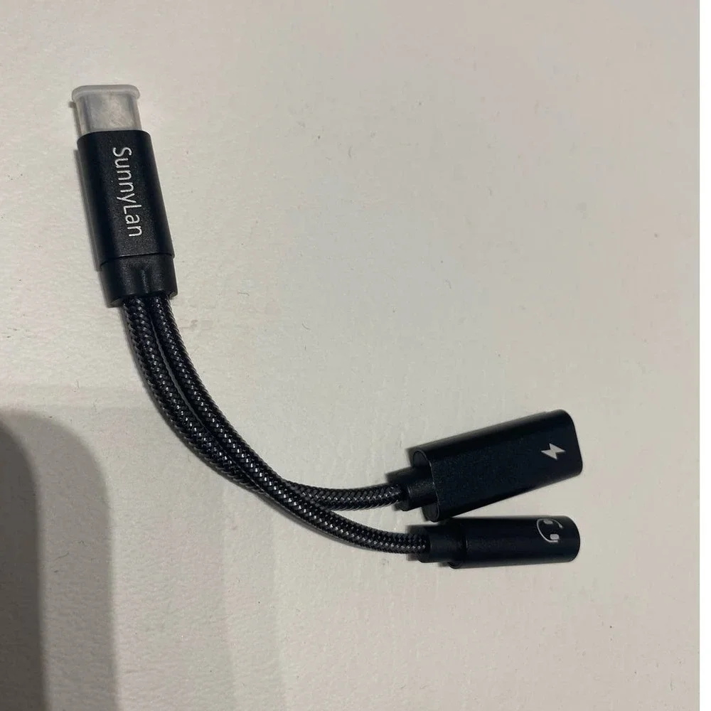 SunnyLann USB C to 3.5mm Headphone and Ipad